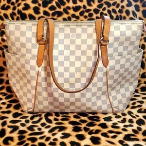 LOUIS VUITTON AUTHENTIC AZUR TOTALLY MM BAG